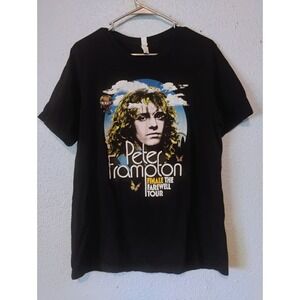 Peter Frampton The Farewell Tour Tshirt The Finale Black Size Large Rare Music T
